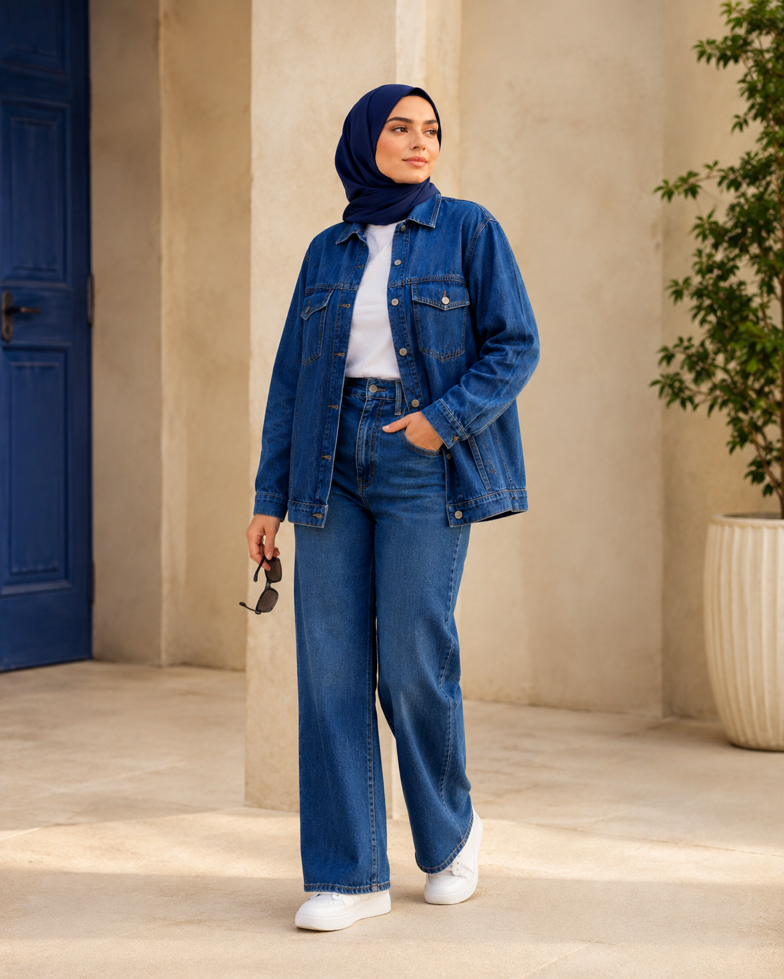 Straight Leg Dark Wash Jeans